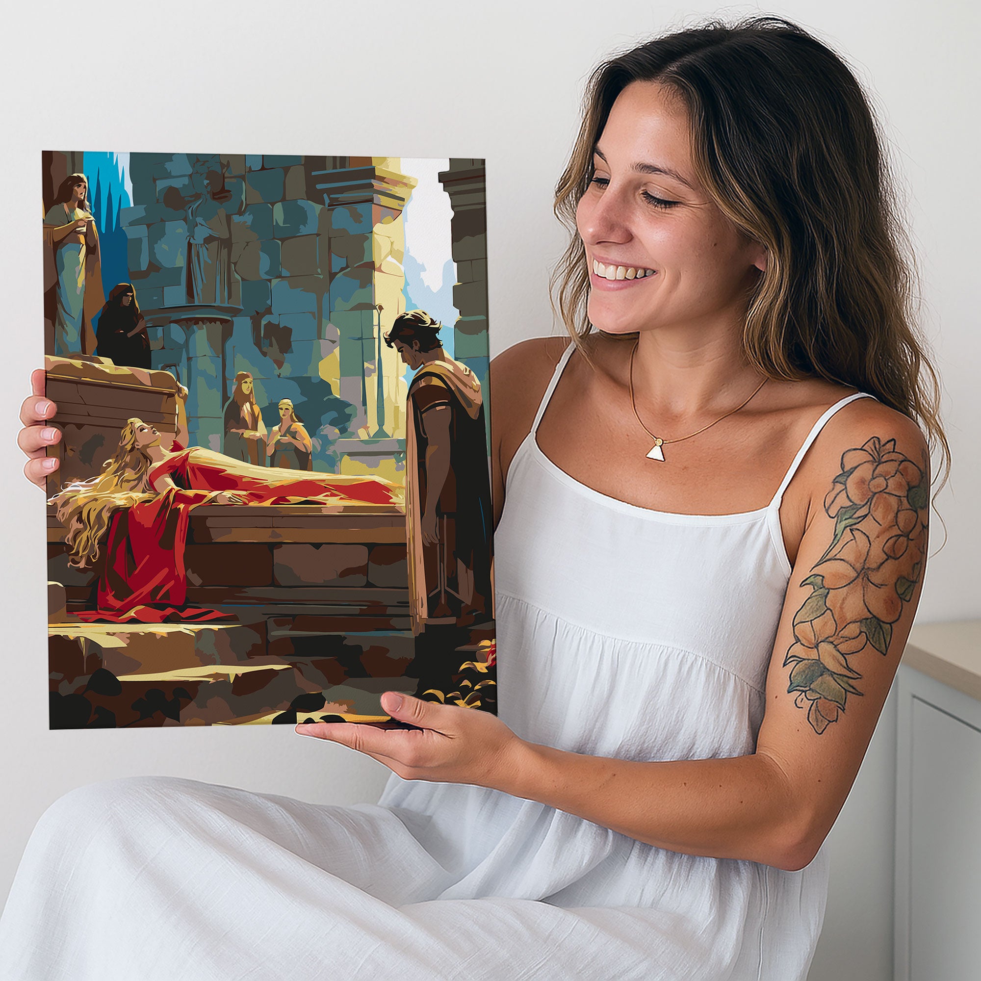 Obraz Po Numerach „Šípková Růženka – pohádkový sen“