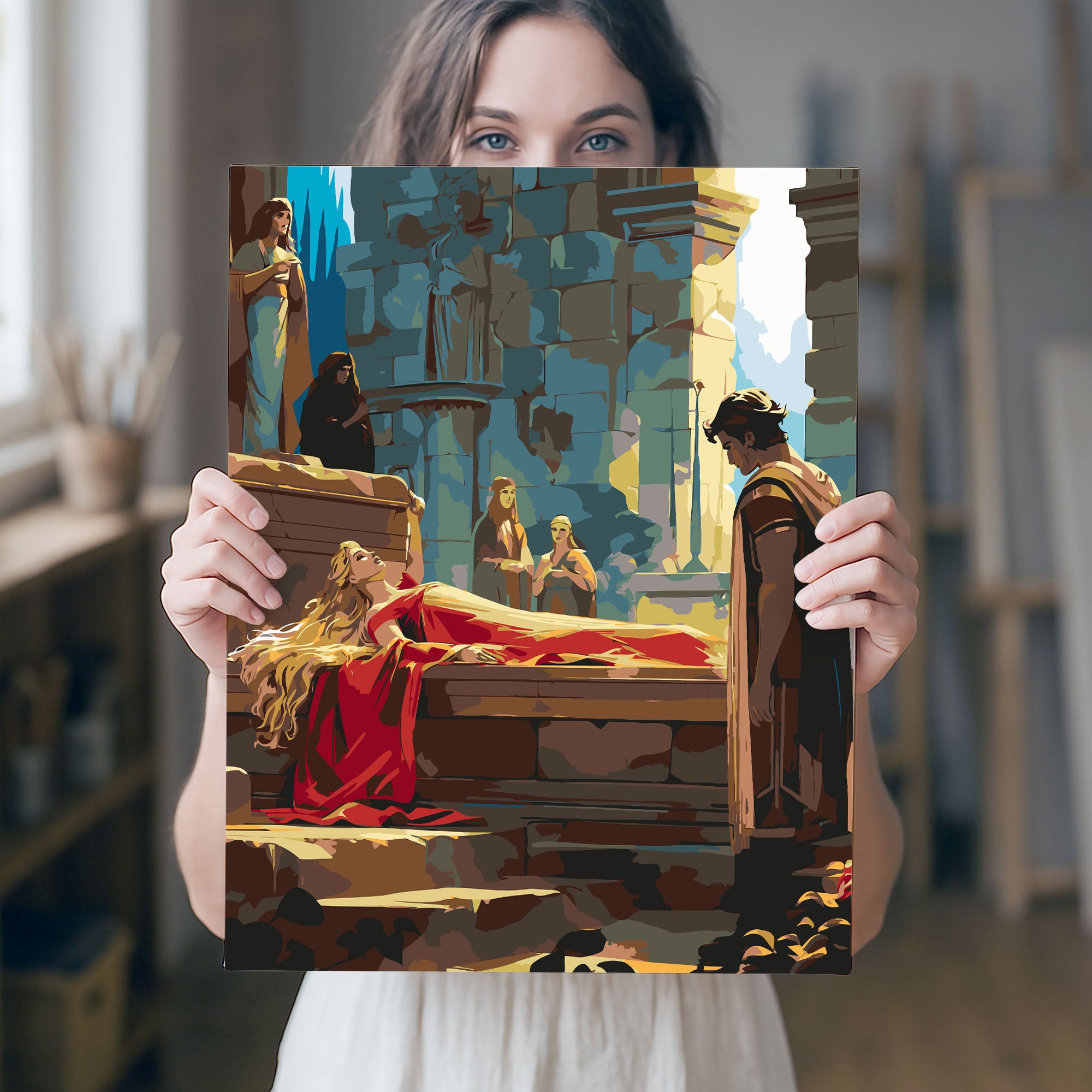 Obraz Po Numerach „Šípková Růženka – pohádkový sen“