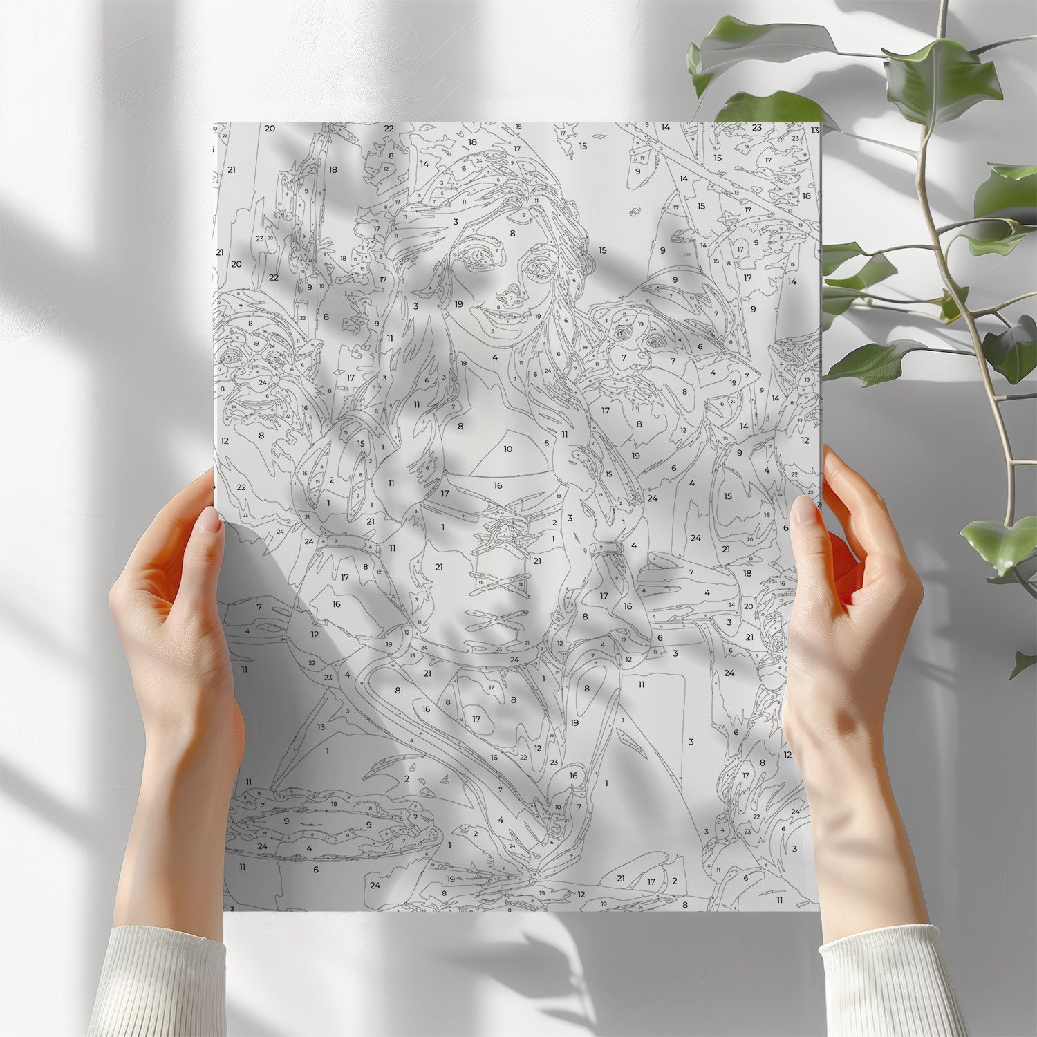 Obraz Po Numerach „Sněhurka a sedm trpaslíků“