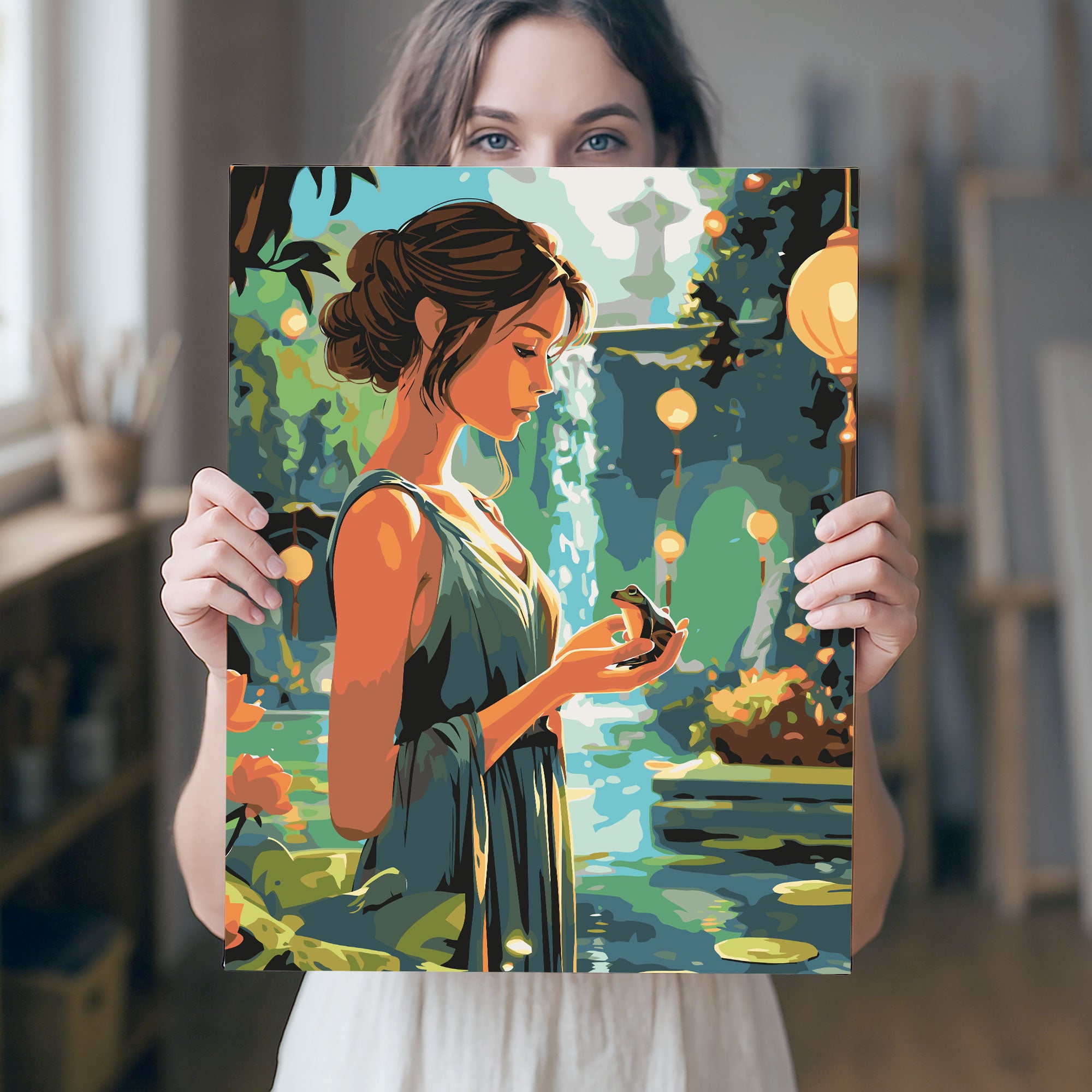 Obraz Po Numerach „Princezna a žába“