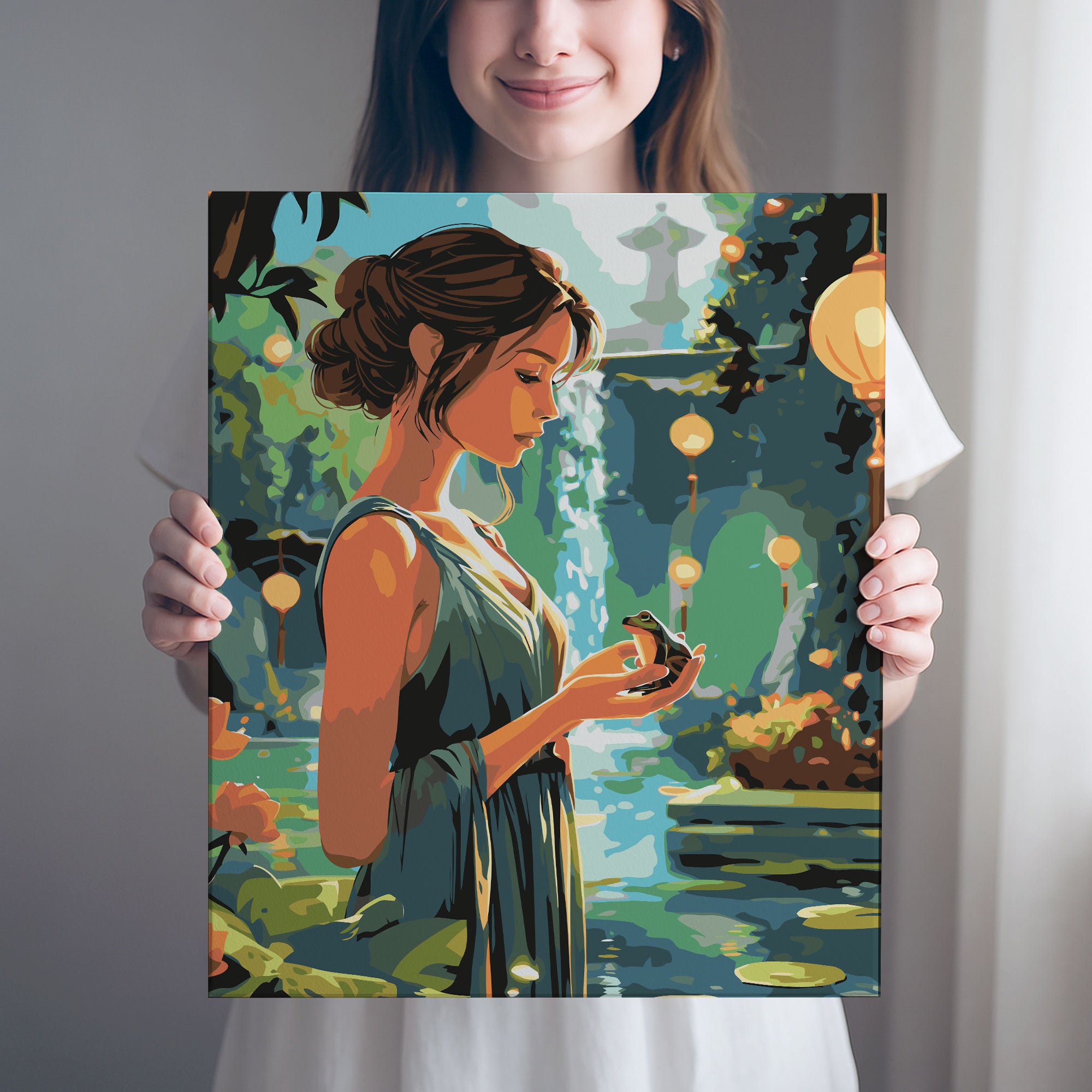 Obraz Po Numerach „Princezna a žába“