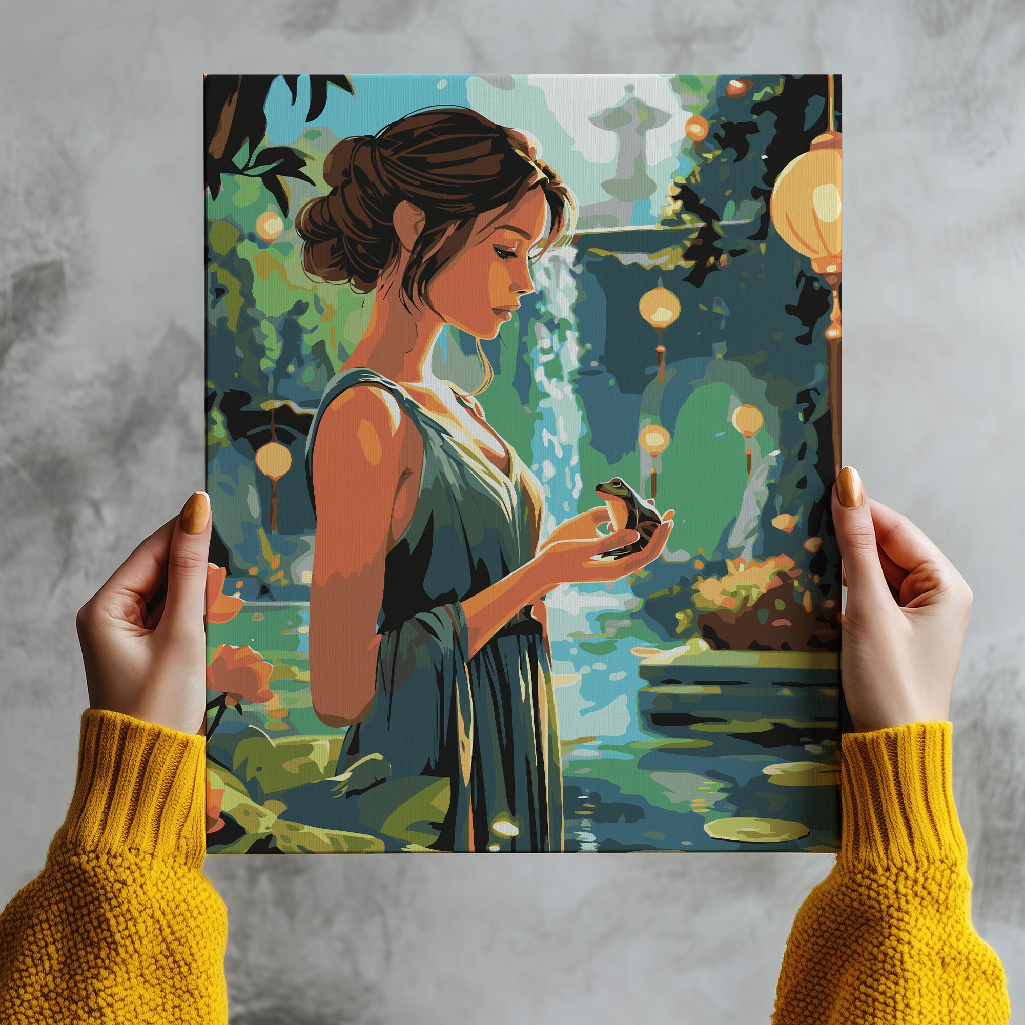 Obraz Po Numerach „Princezna a žába“