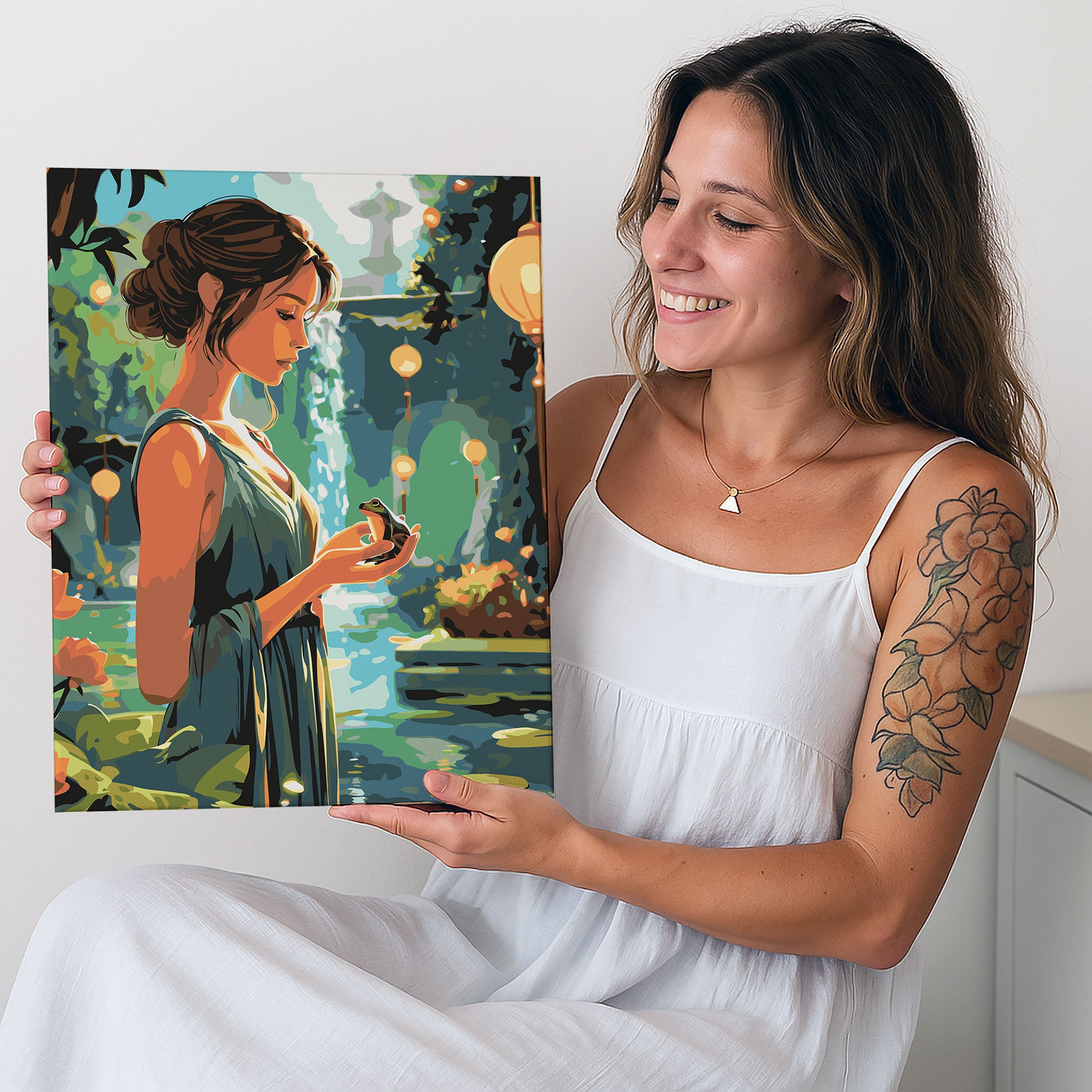 Obraz Po Numerach „Princezna a žába“