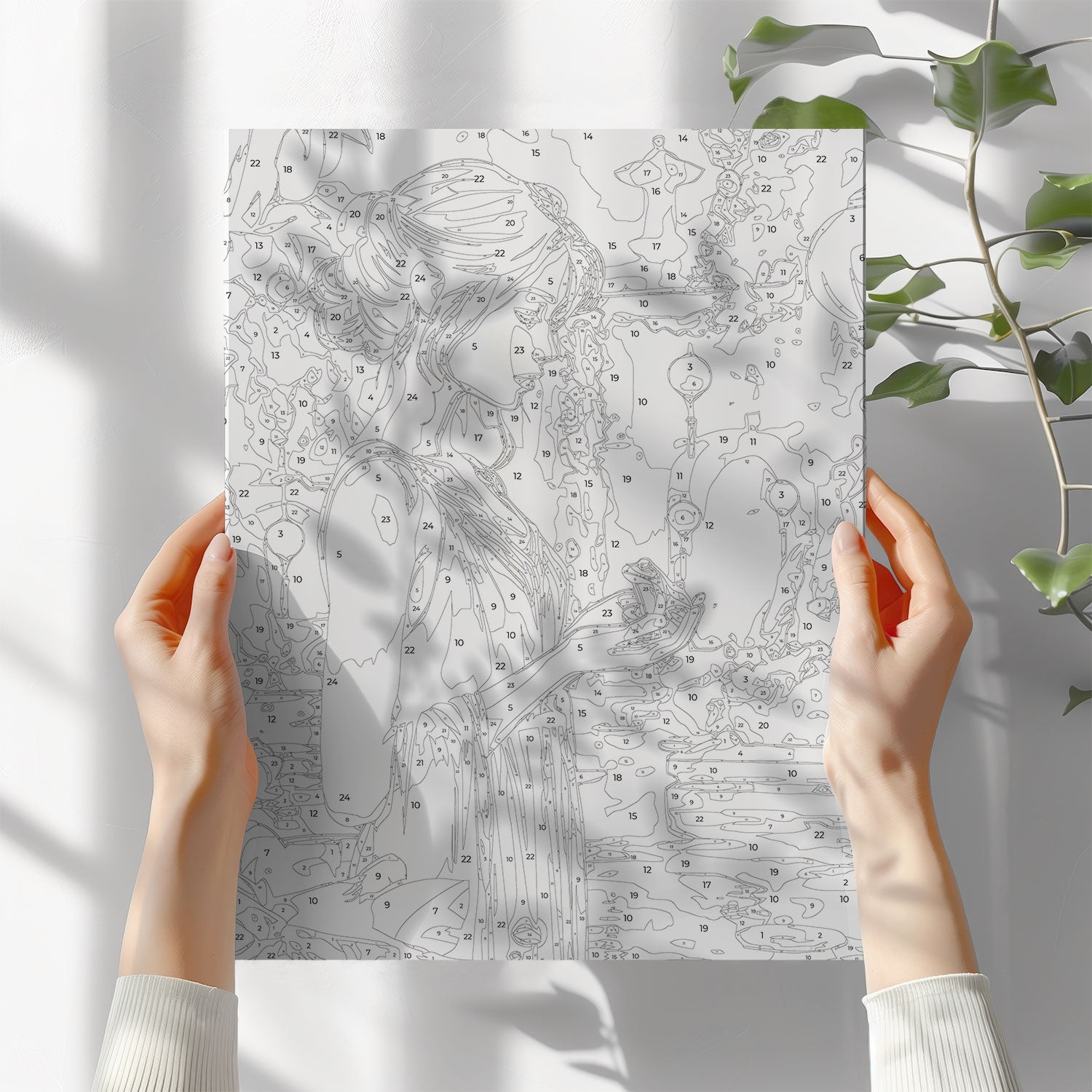 Obraz Po Numerach „Princezna a žába“