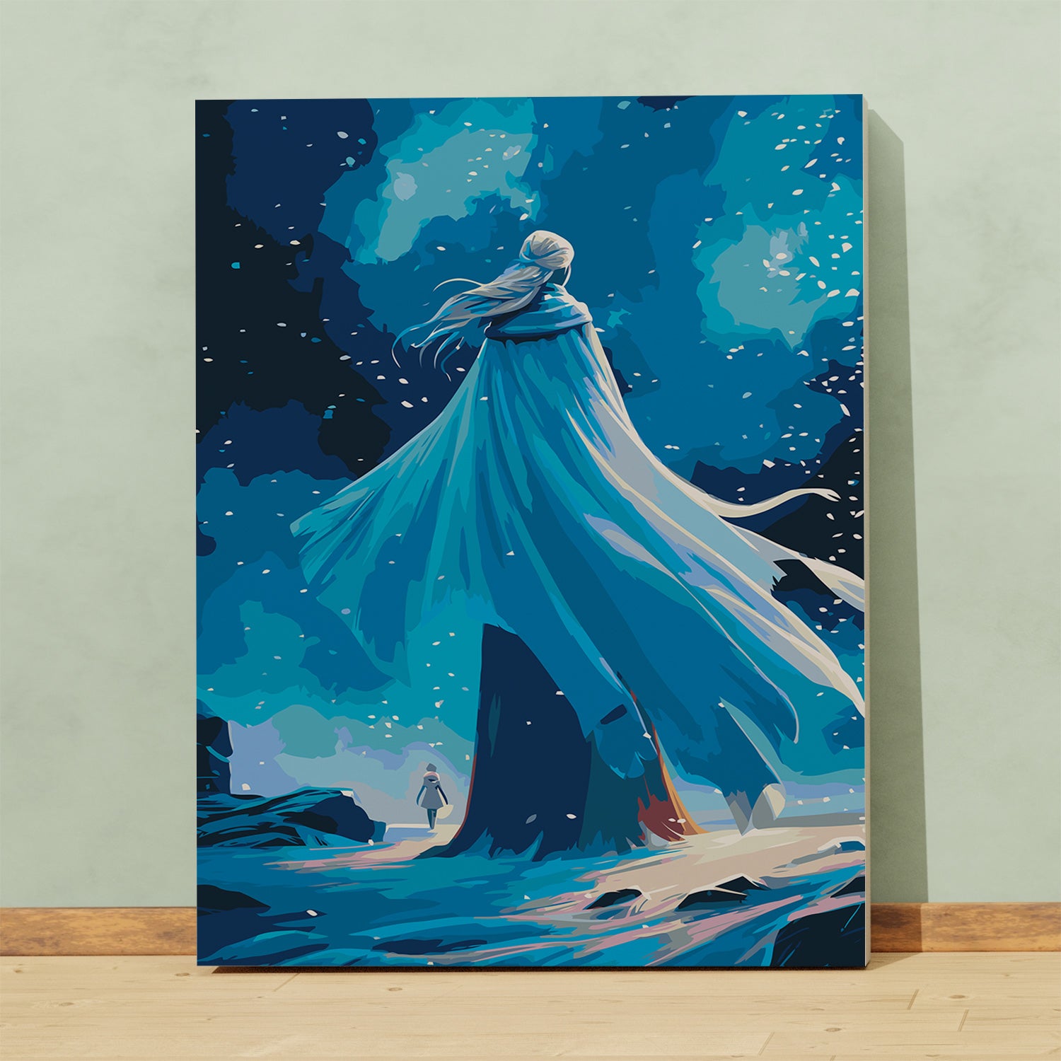 Obraz Po Numerach „Sněhová královna“ – pohádková zimní scéna