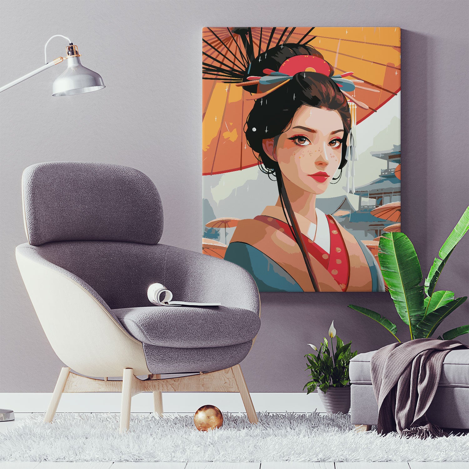 Obraz Po Numerach „Japonská elegance“ – Malování podle čísel, umění a tradice