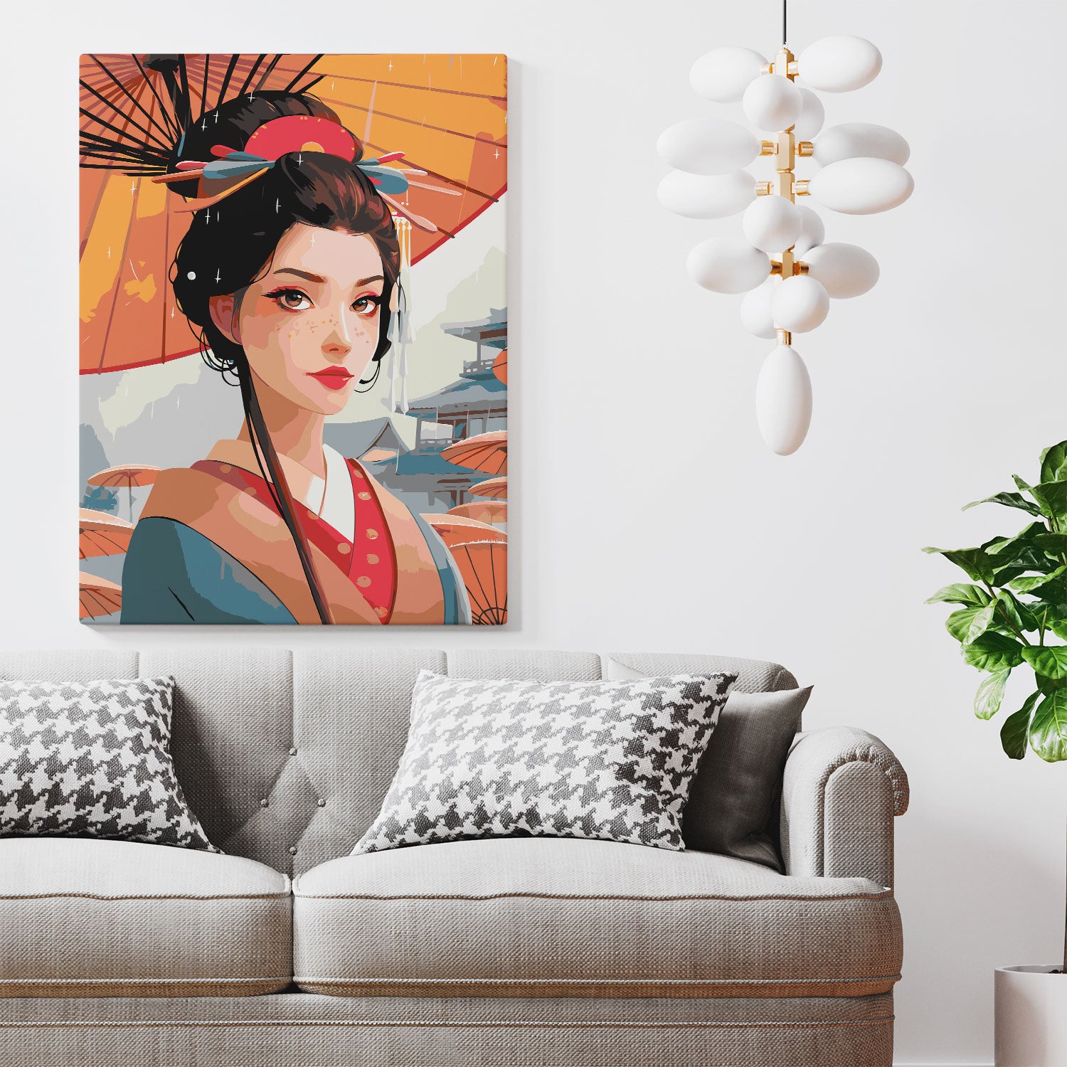 Obraz Po Numerach „Japonská elegance“ – Malování podle čísel, umění a tradice