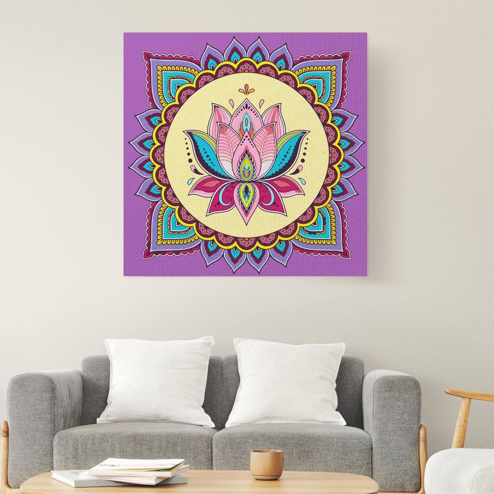 Lotus Flower In Mandala (Ch0801)