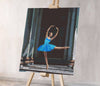Bailarina con un vestido azul (CH0668)
