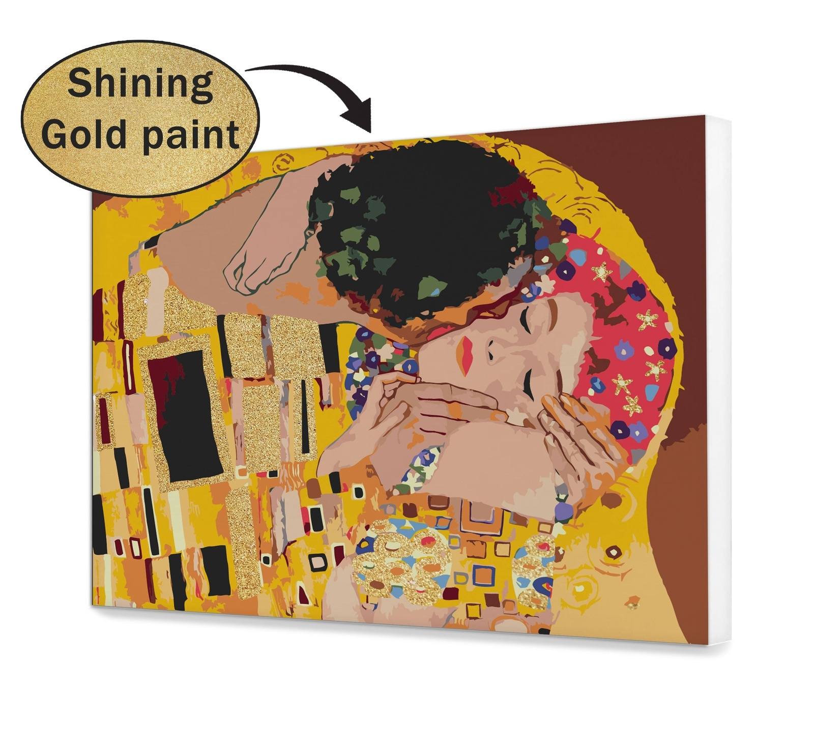 Klimt Kiss Unique Golden Elements (Ch0617)
