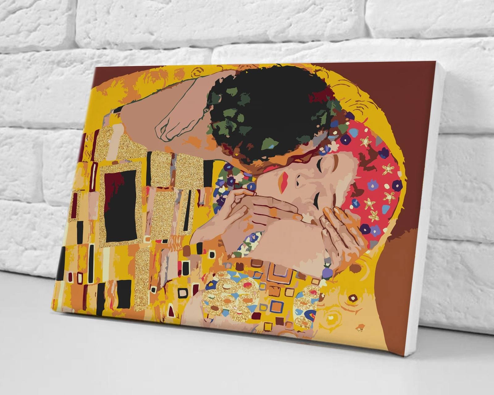 Klimt megcsókolja az egyedi arany elemeket (CH0617)