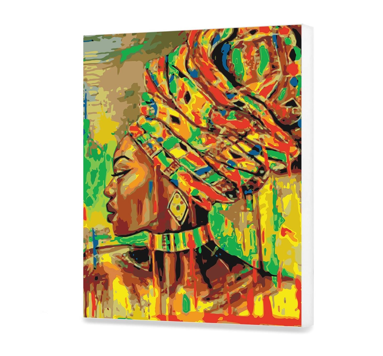 Farebné Africké Dievča (Pc0551)