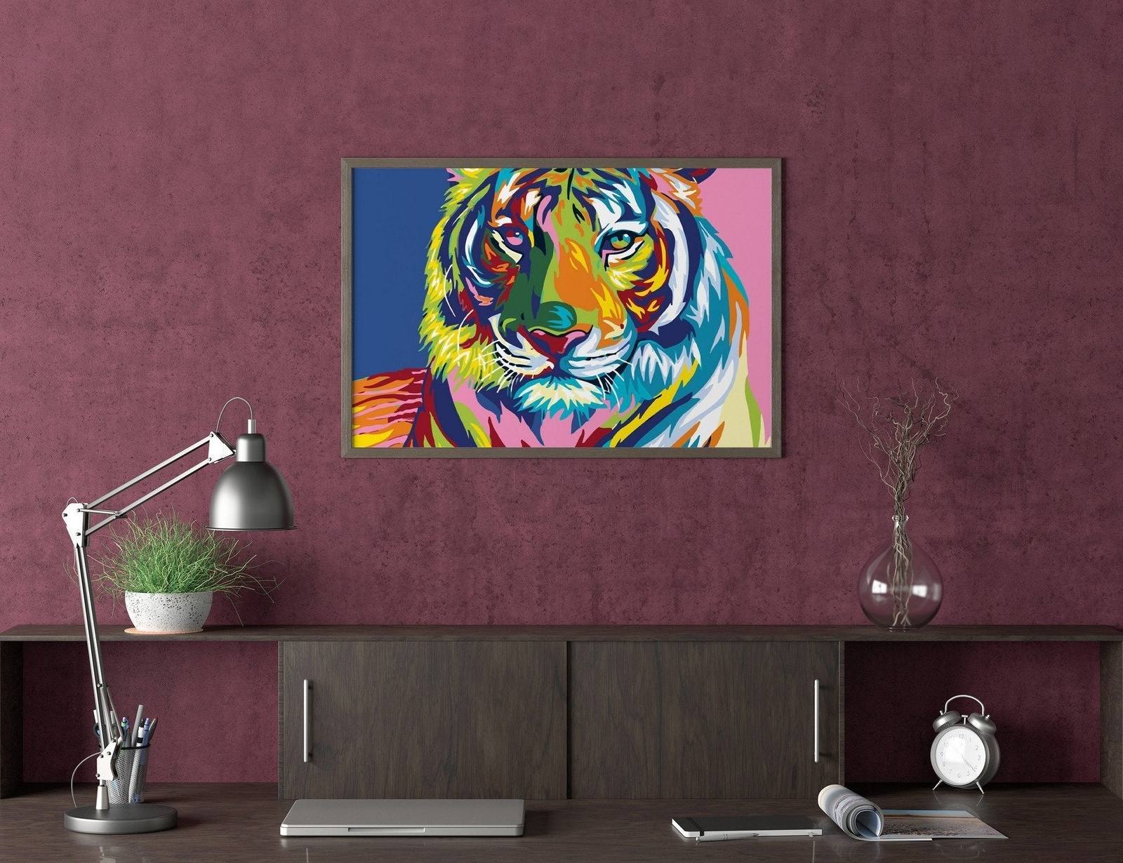 Tigre de color