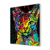 Mosaik - Bunte Katze - 40X50cm