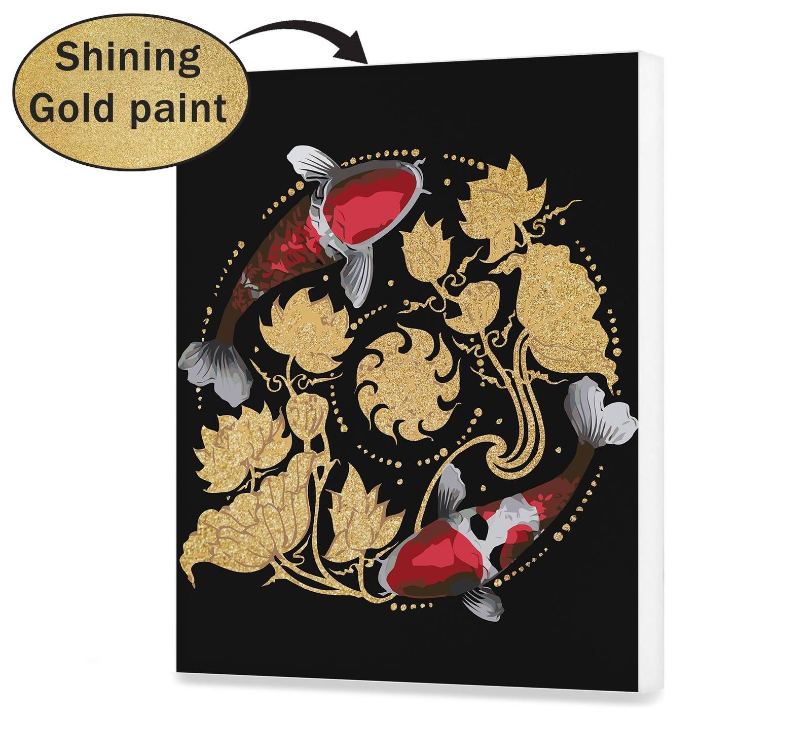 Ryba ve zlatých listech (NK0426)