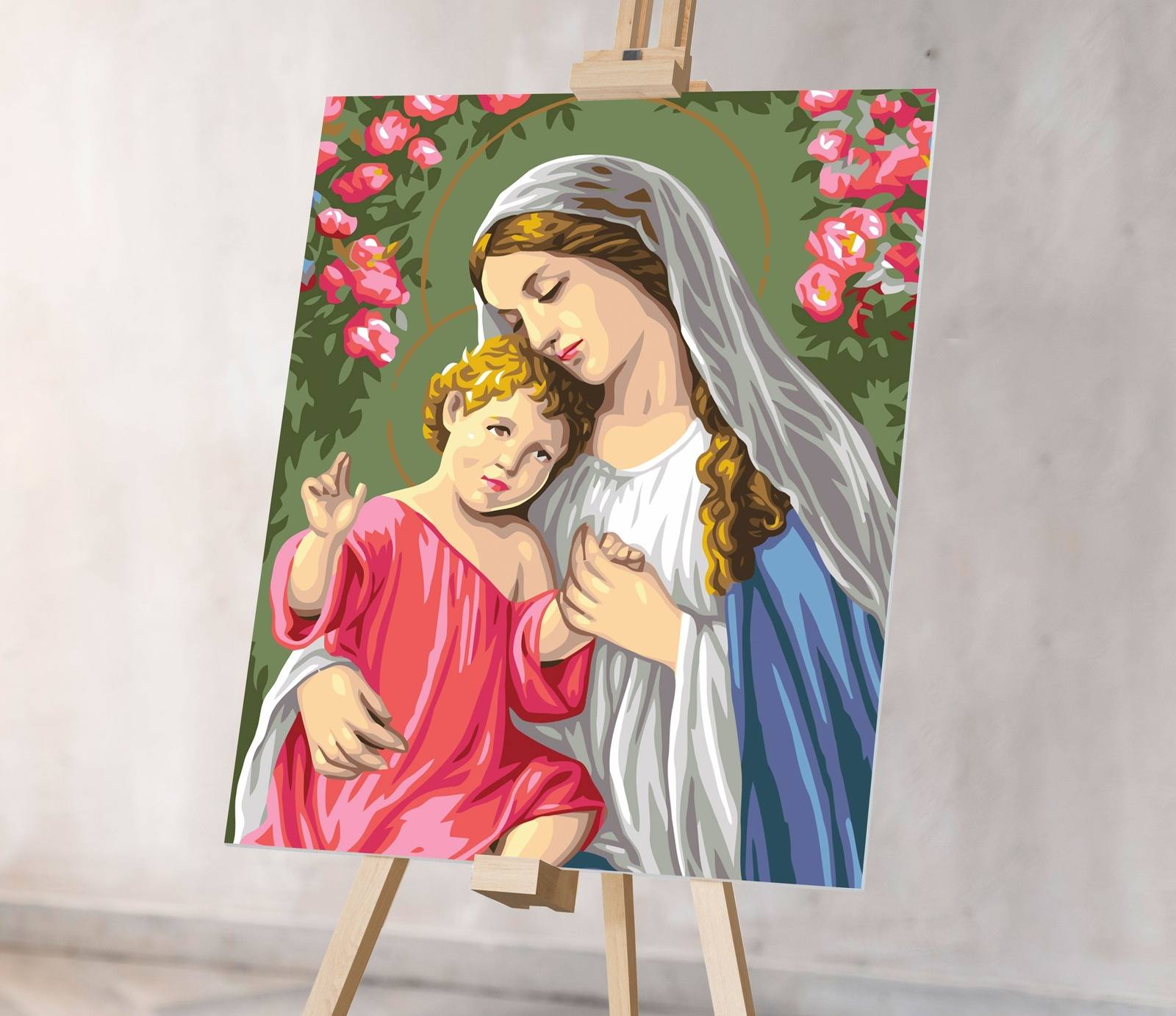 Ikon för Guds mor med ett barn (NK0484)