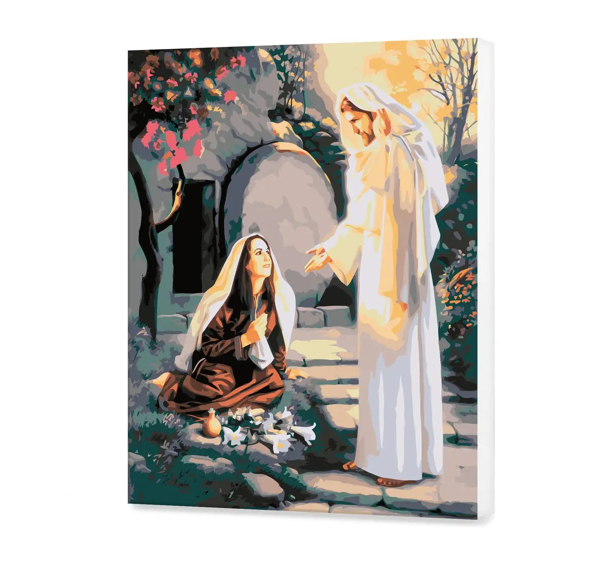 Jesús resucitado y María