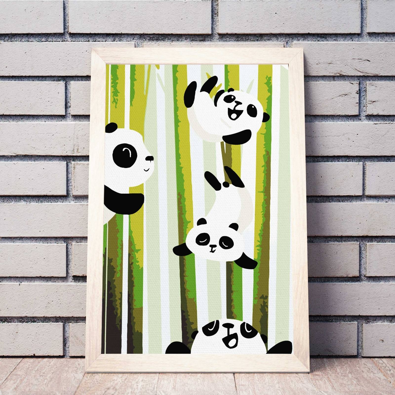 Panda V Bambusovom Lese