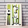 Panda In A Bamboo Forest